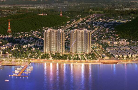 Cảnh quan chung cư The Sapphire Residence Hạ Long.